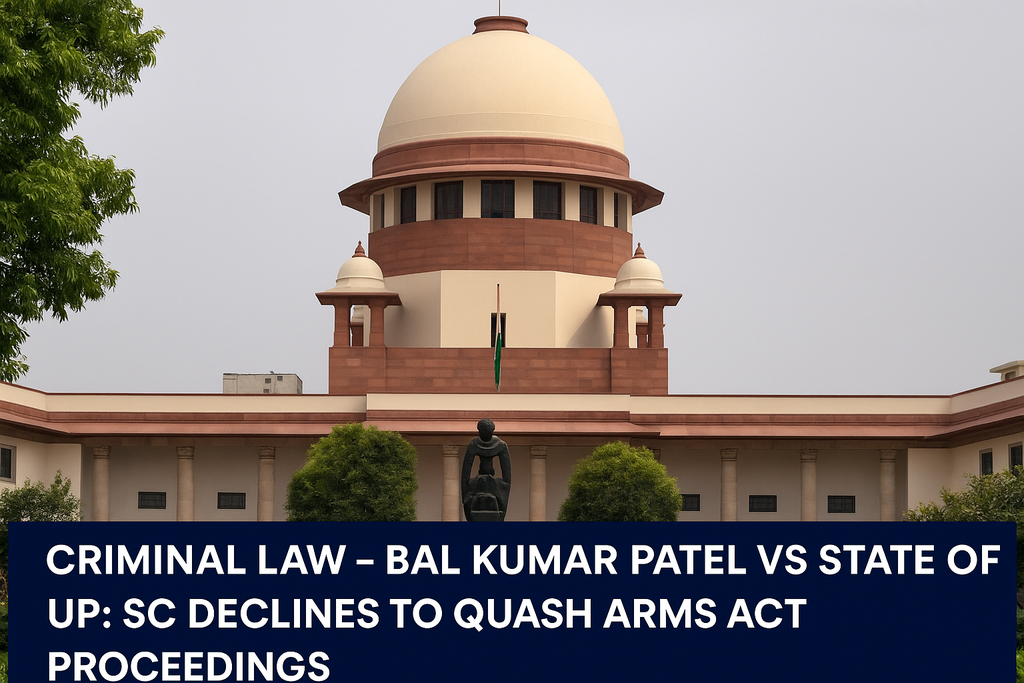 Bal Kumar Patel vs State of UP (SC – December 3, 2025) - Cover Image